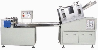 Automatic hard candy shaping and splitting machine production line