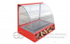 Glass Hot Food Warmer Display Showcase 3-Layers GGH-660