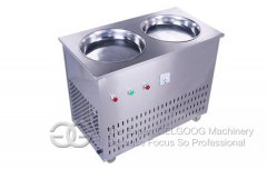 Ice Cream Frying Machine Single Control Double-pan GG-201P