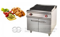 Electric Lava Rock Broiler With Cabinet GGZ-EH